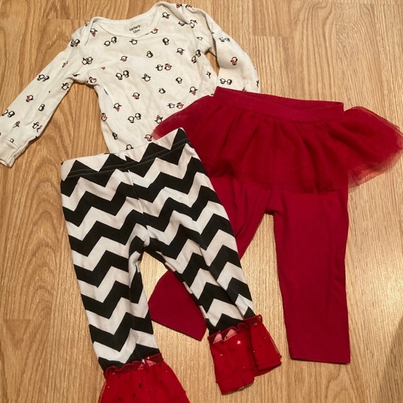 Three piece penguin tutu legging - Picture 1 of 7